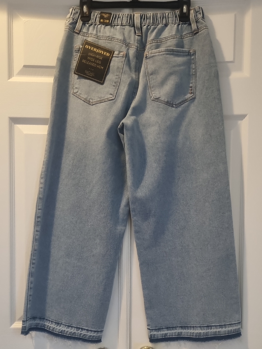 RACHEL By Rachel Roy Overjoyed Cropped High Rise Jeans Blue Size 8/29 - Picture 8 of 13